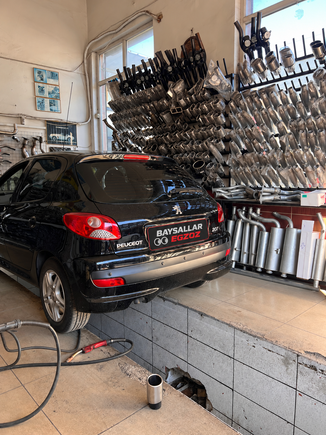 Baysallar Egzoz’da Peugeot 207 - Eskişehir