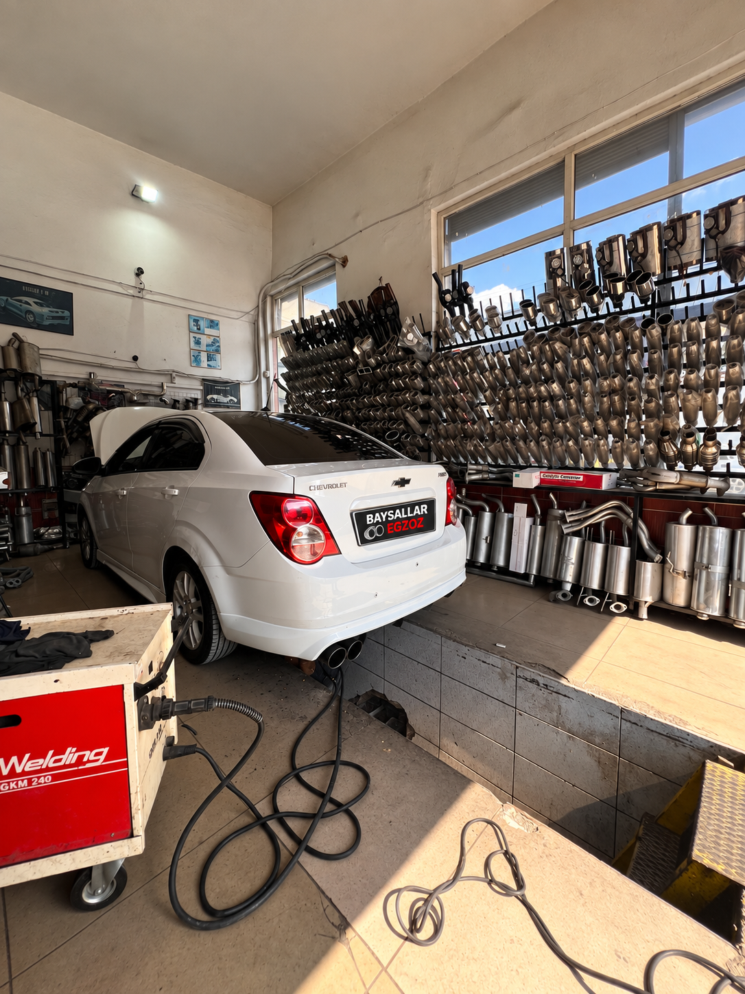 Baysallar Egzoz Atölyesinde Chevrolet - Eskişehir